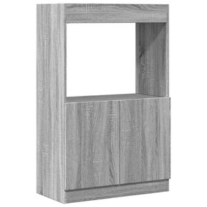 vidaXL Highboard Gr&aacute;tt Sonoma 63x33x100 cm Engineered Wood