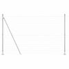 vidaXL Gir&eth;ing me&eth; p&oacute;st Silfur 1,5 x 10 m St&aacute;l