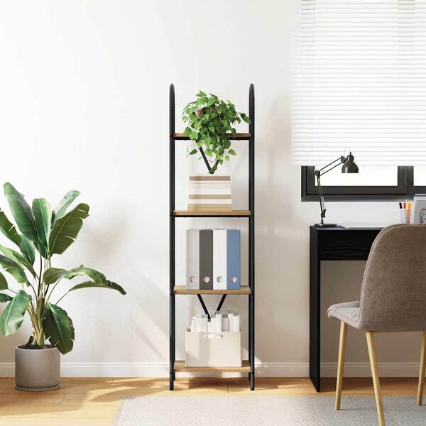 vidaXL Hilla Artisan Eik 40 x 30 x 146 cm Samsettur vi&eth;ur