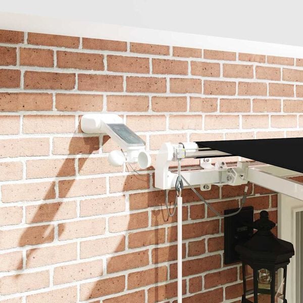 vidaXL H&aelig;gt a&eth; draga saman skyggni Svartur 400 &times; 300 cm