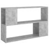 vidaXL B&oacute;kask&aacute;pur Steypugr&aacute;r 100x24x63 cm Samsettur Vi&eth;ur