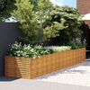 vidaXL Upph&aelig;kka&eth; Gar&eth;ker 479x100x69 cm Corten St&aacute;l