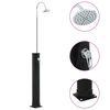 vidaXL S&oacute;larhitu&eth; &Uacute;tisturta Sv&ouml;rt 214 cm 20 L