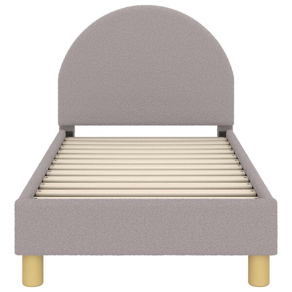 vidaXL R&uacute;mrammi fyrir litla krakka me&eth; h&ouml;f&eth;ahimni Lj&oacute;sgr&aacute;r 70 x 140 cm