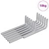 vidaXL Hex lyklasett 4675 pcs Silfur 20 x 52 mm St&aacute;l