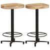 vidaXL Barst&oacute;lar 2 stk. 66 cm Gegnheill Mang&oacute;vi&eth;ur