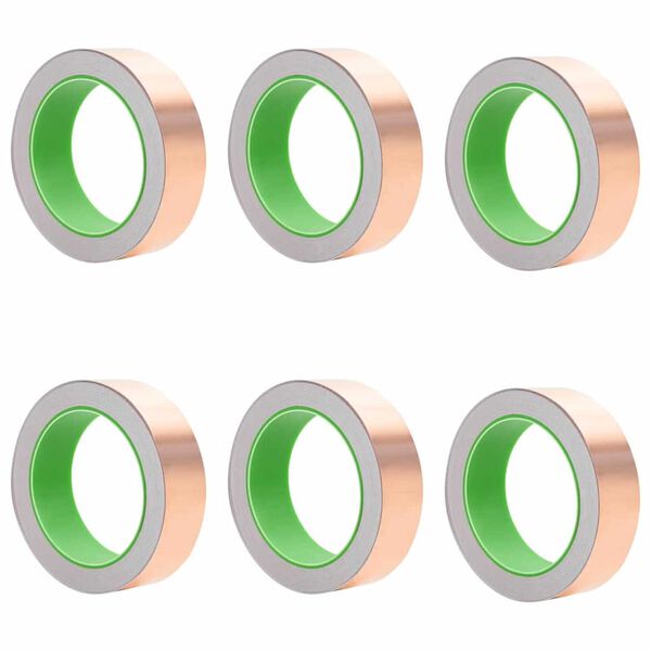 vidaXL Kopartape 6 pcs copper 2000 x 3 cm copper