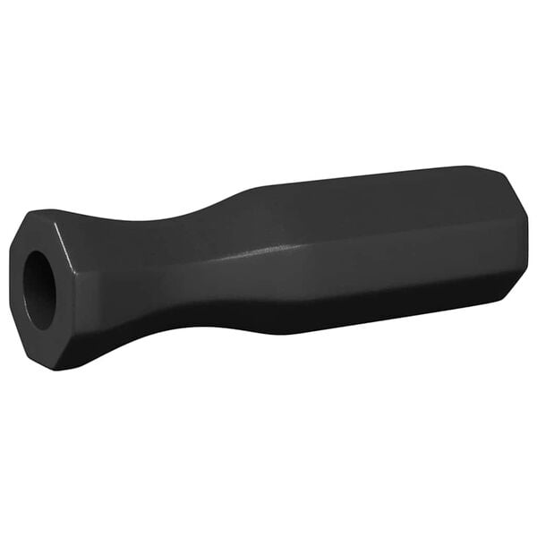 vidaXL F&oacute;tboltabor&eth; handf&ouml;ng 10 pcs Svartur 3,1 x 3,1 x 17,8 cm Plast