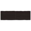 vidaXL Bor&eth;plata 160x50x(2-6)cm Me&eth;h&ouml;ndla&eth;ur Vi&eth;ur N&aacute;tt&uacute;rulegar Br&uacute;nir