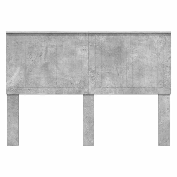 vidaXL H&ouml;f&eth;agafl me&eth; h&ouml;fu&eth;gafl Steingri&eth; 140 cm Samsettur vi&eth;ur