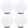 vidaXL LED K&uacute;lulampar 4 stk K&uacute;lulaga 40 cm PMMA