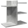 vidaXL Skrifbor&eth;shilla Steypugr&aacute; 42x21,5x42 cm Samsettur Vi&eth;ur