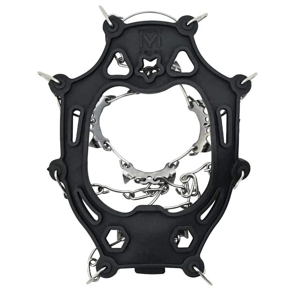 vidaXL Ísklefar fyrir skó Svartur S