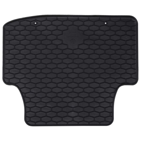 vidaXL B&iacute;lafutterm 4 pcs Svartur G&uacute;mm&iacute;