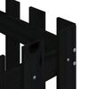 vidaXL Garðkróður með Girðingarhönnun Svartur 60x60x60cm Gegnheil Fura