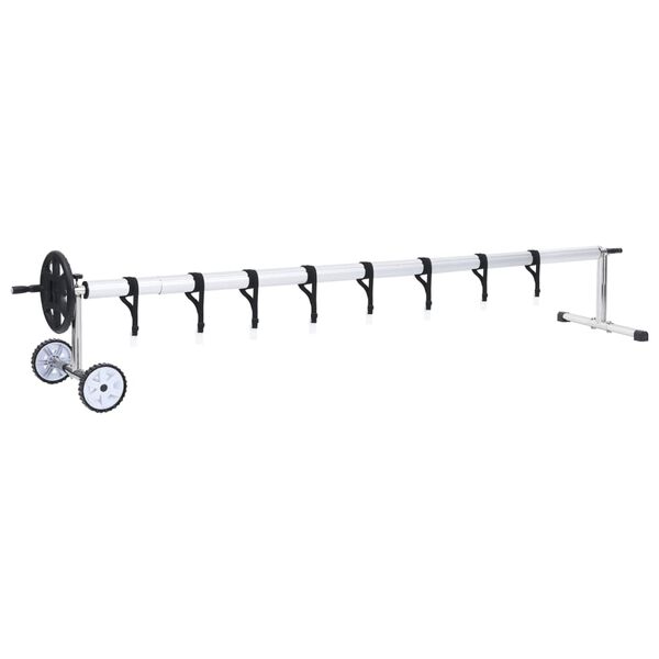 vidaXL Kefli fyrir Sundlaugaryfirbrei&eth;slu me&eth; Ry&eth;fr&iacute;um St&aacute;lgrunni