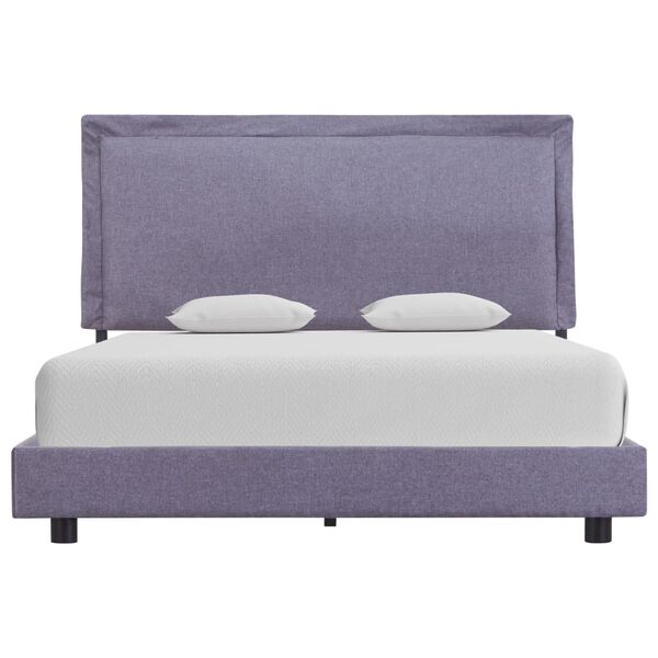 vidaXL R&uacute;mgrind Lj&oacute;sgr&aacute;tt &Aacute;kl&aelig;&eth;i 140x200 cm