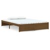 vidaXL R&uacute;mgrind Lj&oacute;sbr&uacute;n Gegnheill Vi&eth;ur 140x190 cm