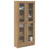 vidaXL Highboard Artisan Oak 82,5x30,5x185 cm Hanna&eth;ur vi&eth;ur