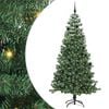 vidaXL J&oacute;latr&eacute; me&eth; 300 LED me&eth; standi Gr&aelig;nn 240 cm PVC