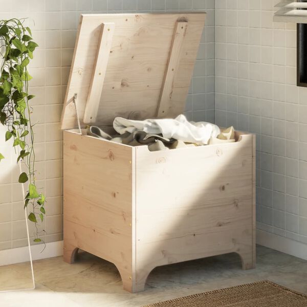 vidaXL Geymslukassi me&eth; Loki "RANA" 60x49x54 cm Gegnheil Fura