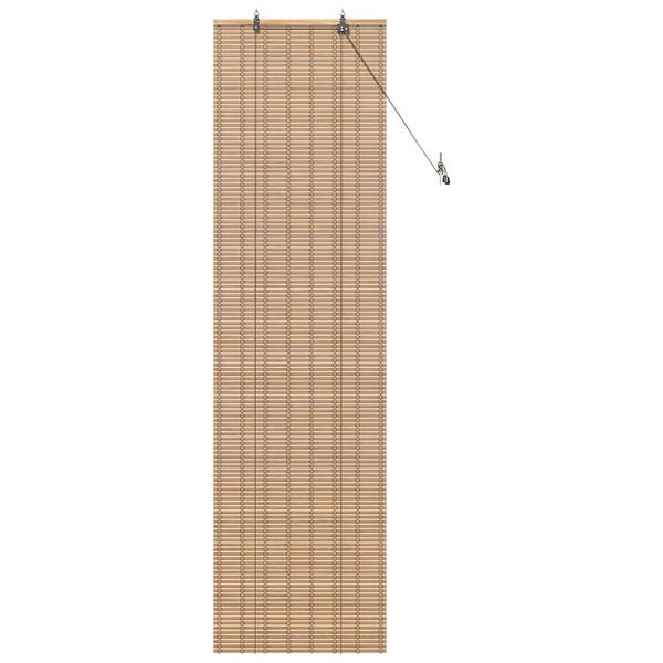 vidaXL R&uacute;llugard&iacute;na me&eth; gluggatj&ouml;ldum N&aacute;tt&uacute;ra 60 x 220 cm bamboo