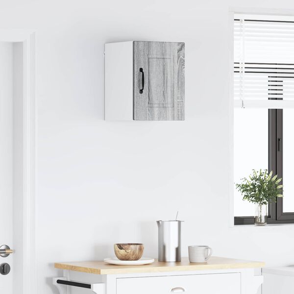 vidaXL Eldh&uacute;s sk&aacute;pur Gr&aacute;r Sonoma 30 x 31 x 40 cm Samsettur vi&eth;ur