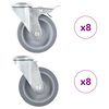 vidaXL Sn&uacute;ningshj&oacute;l me&eth; Boltagati 16 stk. 100 mm