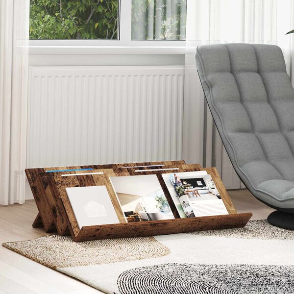 vidaXL T&iacute;marit Hillur Gamalt timbur 90 x 53 x 28,5 cm Samsettur vi&eth;ur