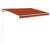 vidaXL Sj&aacute;lfvirkt Syggni me&eth; LED&Vindskynjara 350x250 cm