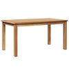 vidaXL S&oacute;fabor&eth; Br&uacute;nn 90 x 50 x 45,5 cm Solid teak vi&eth;ur