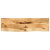 vidaXL Bor&eth;plata 100x20x3,8cm N&aacute;tt&uacute;rulegar Br&uacute;nir Gegnheill Mang&oacute;vi&eth;ur