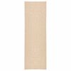 vidaXL mottur "ZIZUR" drapplita&eth;ur 80x250 cm Jute Look innan og utan