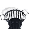 vidaXL Garðeldakörfa með BBQ Grill Stál 47,5 cm