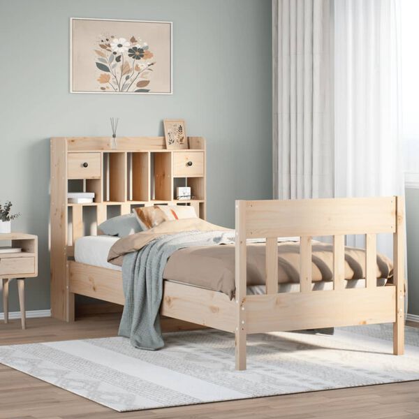 vidaXL R&uacute;mgrind &aacute;n D&yacute;nu 100x200 cm Gegnheil Fura