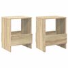 vidaXL T&iacute;marit Hillur 2 pcs Sonoma Eik 35 x 30 x 45 cm