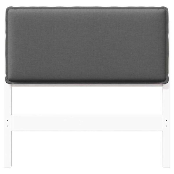 vidaXL B&oacute;lstru&eth; r&uacute;mgafl Hv&iacute;tur og lj&oacute;sgr&aacute;r 100 cm Solid furuhikk