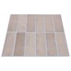 vidaXL R&eacute;ttanglar fl&iacute;s 10 pcs Beige kaffi 29 x 23 x 0,08 cm