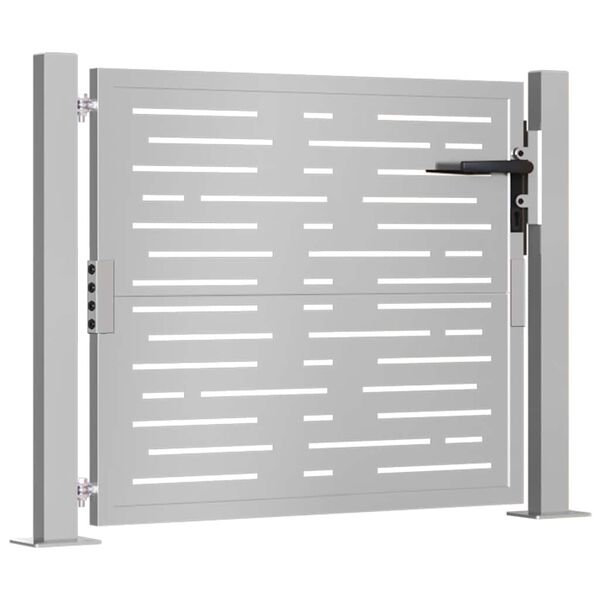 vidaXL Garðhlið 100x100 cm úr corten stáli, ferkantað