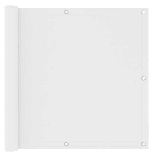 vidaXL Svalaskilrúm Hvítt 90x600 cm Oxfordefni