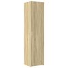 vidaXL Hár Skápur Sonoma Eik 45x42,5x185 cm Samsettur Viður
