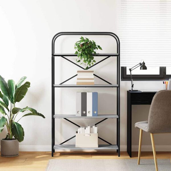 vidaXL Hilla Gr&aacute;r Sonoma 80 x 30 x 146 cm Samsettur vi&eth;ur