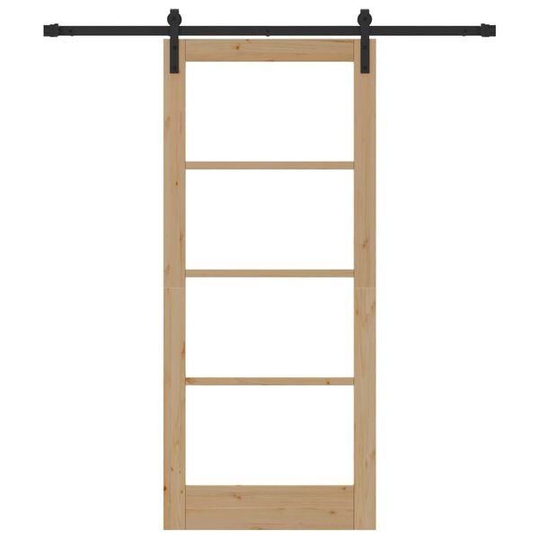 vidaXL Rennidyr ORKDAL N&aacute;tt&uacute;rulegur og svartur 86 x 198,5 cm