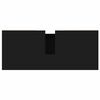 vidaXL Baðherbergisskápur Svartur 80x33x60 cm Samsettur Viður