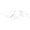 vidaXL Gr&oacute;&eth;urh&uacute;s me&eth; St&aacute;lgrind Hv&iacute;tt 48 m&sup2; 12x4x2 m