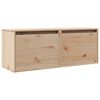 vidaXL Veggsk&aacute;par 2 stk. 45x30x35 cm Gegnheil Fura