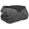 vidaXL Vetrar s&aelig;ng Svartur og Anthracite 200 x 200 cm M&iacute;kr&oacute;f&iacute;ber