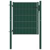 vidaXL Gir&eth;ingarhli&eth; &uacute;r PVC og St&aacute;li 100x100 cm gr&aelig;nt