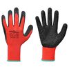 vidaXL Vinnuhanskar 24 pcs Rautt og svart 11 / XXL Latex h&uacute;&eth;un