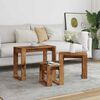 vidaXL Nest of Tables 3 stk Old Wood Engineered Wood